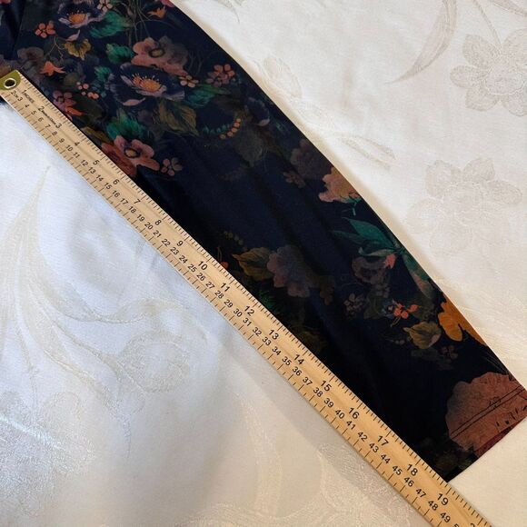 JOHNNY WAS Size-M Amapola Long Sleeve  V-Neck Floral Top Bohemian - Picture 7 of 12